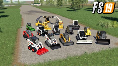 fs19 skid steer hitch|fs19 wheel loader pack.